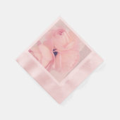 Roze Blush Roze Rose Servet (Hoek)