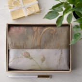  Roze Blush Rozen Oude Decoupage van de Brief Tissuepapier (Geschenk)