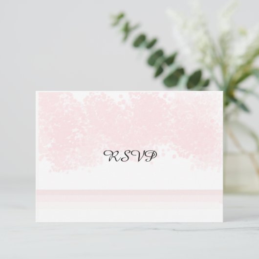 Roze Blush RSVP (Staand voorkant)