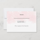 Roze Blush RSVP (Achterkant)