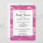 Roze Blush Sparkle Kaart (Voorkant)