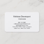 Roze Blush Stripes met Faux Gold Confetti Visitekaartje (Achterkant)