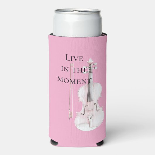 Roze Blush Viool Seltzer Blikjeskoeler (Seltzer Voorkant)