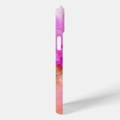 Roze Blush Waterverf Romance Gepersonaliseerde naa Case-Mate iPhone Case (Achterkant / Rechts)