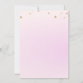 Roze Boba Tea Meisje Verjaardag Party Uitnodiging (Achterkant)