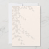 Roze Bodysuit Baby Meisje Moslim Geboorteaankondig Kaart (Achterkant)