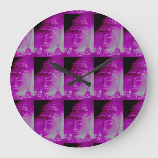 roze boeddha - klok (Voorkant)