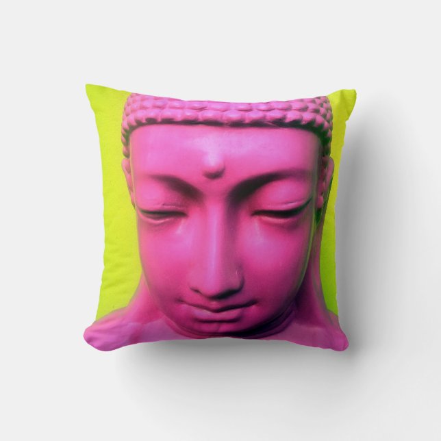 roze boeddha kussen (Voorkant)