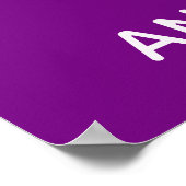 Roze Boeddha Portrait Love Quote of Jouw tekst Poster (Hoek)