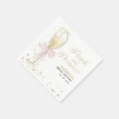 Roze boeg parels en Prosecco Vrijgezellenfeest Servet (Hoek)