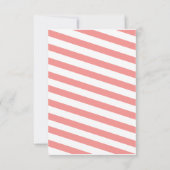 Roze Boek Birthday Party Reading Investition Kaart (Achterkant)