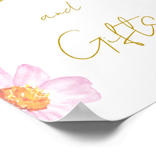 Roze boeken en Poster voor cadeaus (Hoek)