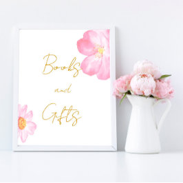 Roze boeken en Poster voor cadeaus