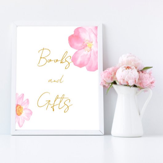 Roze boeken en Poster voor cadeaus
