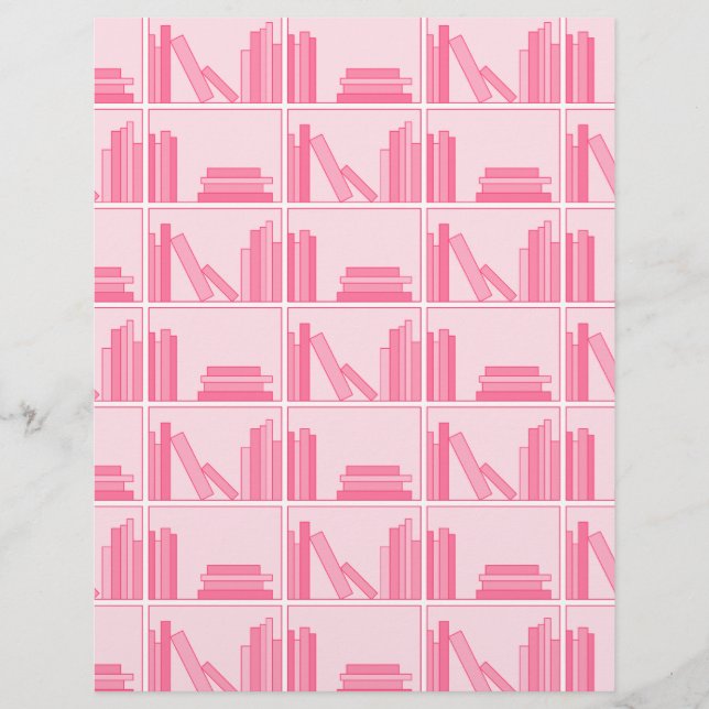 Roze boeken op Shelf. (Voorkant)