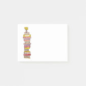 Roze boeken plakbiljetten post-it® notes (Voorkant)