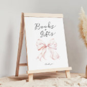 Roze Boeken voor Baby Tafelteken Poster