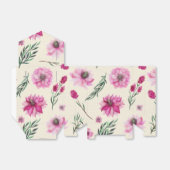 Roze Boeket Bedankdoosjes (Uitgevouwen)