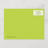 Roze boeket Bewaar de datum POST KAART! Aankondigingskaart (Achterkant)