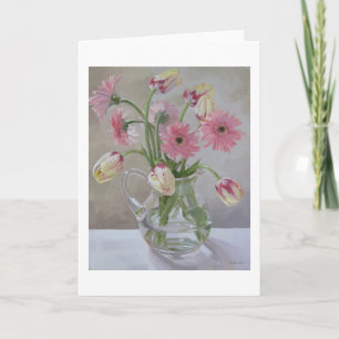 "Roze Boeket " Kaart