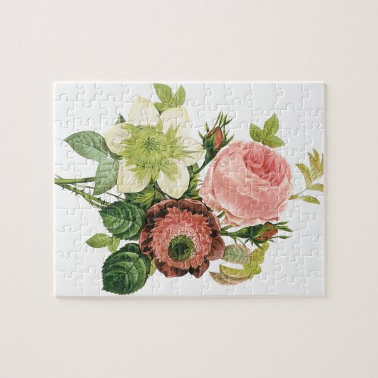 Roze Boeket  Legpuzzel (Horizontaal)