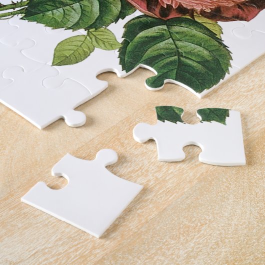 Roze Boeket  Legpuzzel (Zijkant)