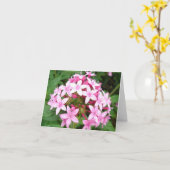 Roze boeket v2 kaart (Gele Bloem)