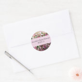 Roze Boeket Vrijgezellenfeest Sticker (Envelop)