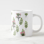 Roze Boeketten Grote Koffiekop (Rechts)