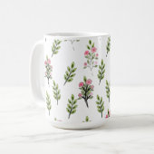 Roze Boeketten Koffiemok (Voorkant links)