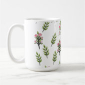 Roze Boeketten Koffiemok (Links)