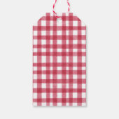 Roze Boerderij Animal Barnyard Verjaardag Bedankt Cadeaulabel (Achterkant)