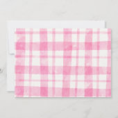 Roze Boerderij Foto van 1 oktober Hartelijk dank Kaart (Achterkant)