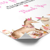 Roze Boerderij Huis Dieren Barnyard Prayers voor B Poster (Hoek)