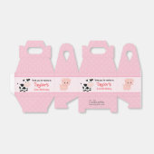 Roze Boerderij verjaardagsfeestje gunstbox (meisje Bedankdoosjes (Uitgevouwen)