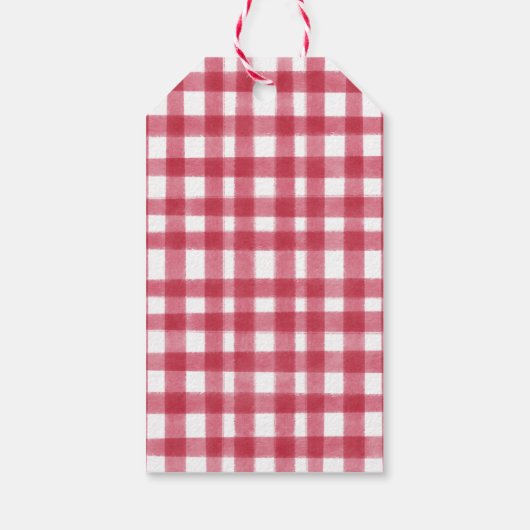 Roze boerderijdier barnyard verjaardag bedankt cadeaulabel (Achterkant)