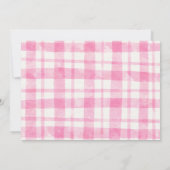 Roze boerderijdieren verjaardagsfoto dank je kaart (Achterkant)