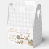 Roze Boeren Markt Boerderij Verse Baby shower Bedankdoosjes (Open)