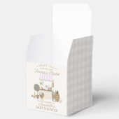 Roze Boeren Markt Boerderij Verse Baby shower Bedankdoosjes (Geopend)