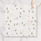 Roze Boeren Markt Boerderij Verse Baby shower Bedankjes Labels (Achterkant)