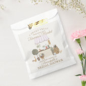 Roze Boerenmarkt Bruiloft Bridal Shower Bedankzakje (Gezegeld)