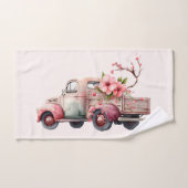 Roze  Boerenwagen Bad Handdoek (Handdoek)