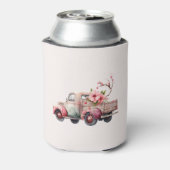 Roze  Boerenwagen Blikjeskoeler (Blikje Achterkant)