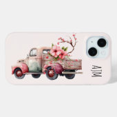 Roze Boerenwagen Case-Mate iPhone Case (Achterkant (horizontaal))