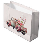 Roze  Boerenwagen Groot Cadeauzakje (Voorkant Gekanteld)