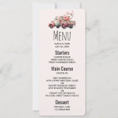 Roze  Boerenwagen Kaart (Voorkant)