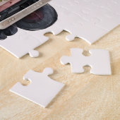 Roze  Boerenwagen Legpuzzel (Zijkant)