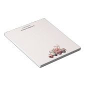 Roze  Boerenwagen Notitieblok (Schuin)