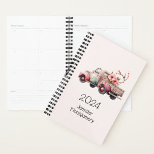 Roze Boerenwagen Planner