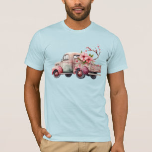 Roze  Boerenwagen T-shirt